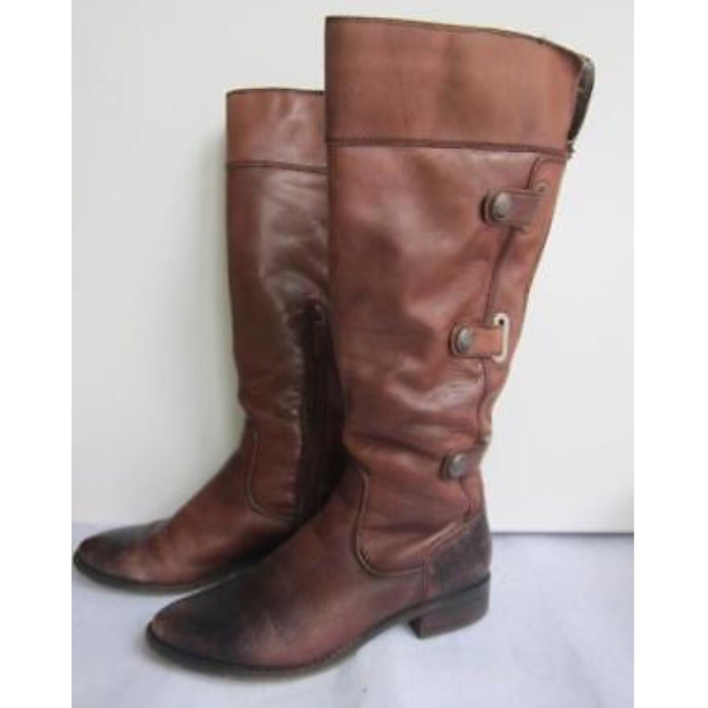 ✂️ARTURO CHIANG Riding Boots in Distressed Style